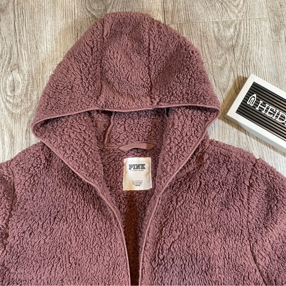 Pink Sherpa Cardigan - Picture 4 of 9